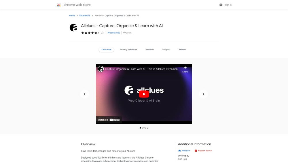 Allclues Extension