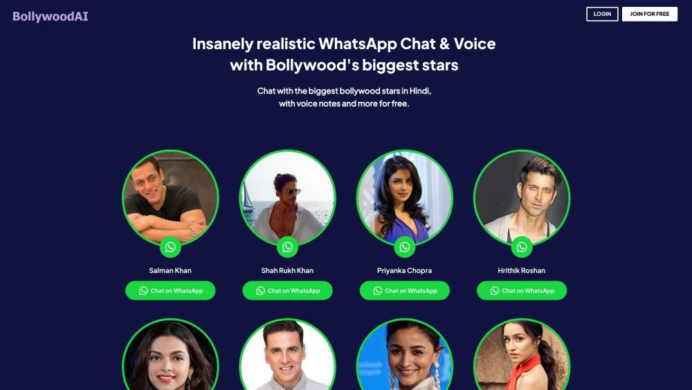 BollywoodAI – Hindi ‘Voice AI