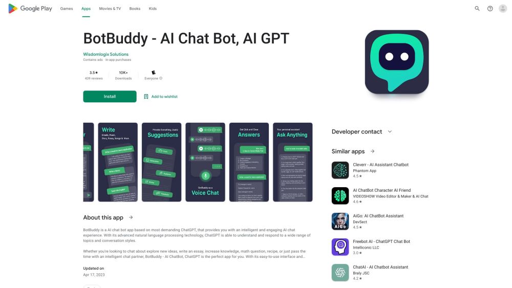 BotBuddy – AI Chat Bot, ChatGPT