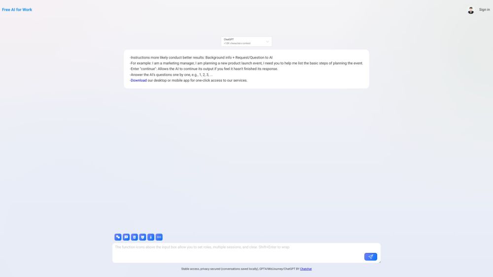 Free AI for Work