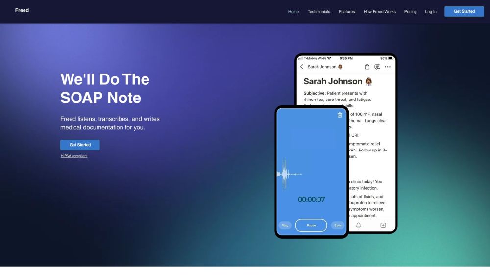 Freed AI Medical Scribe Review 【2025】 Groot Ai Hub Freed AI Medical Scribe Review 【2025】 Groot Ai Hub