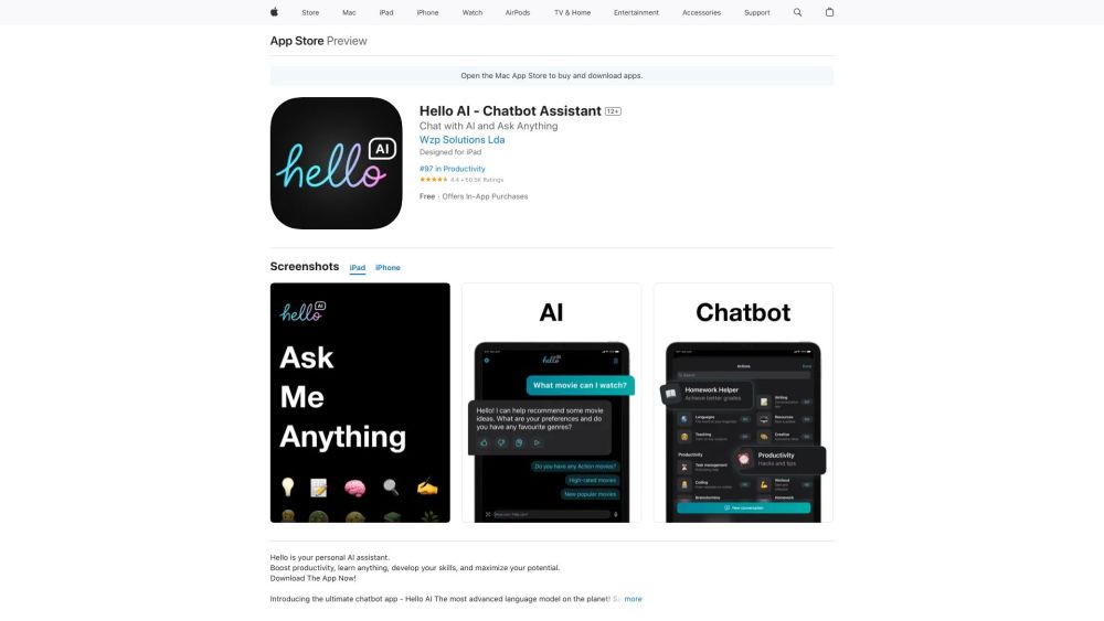 Hello AI – Chatbot Assistant