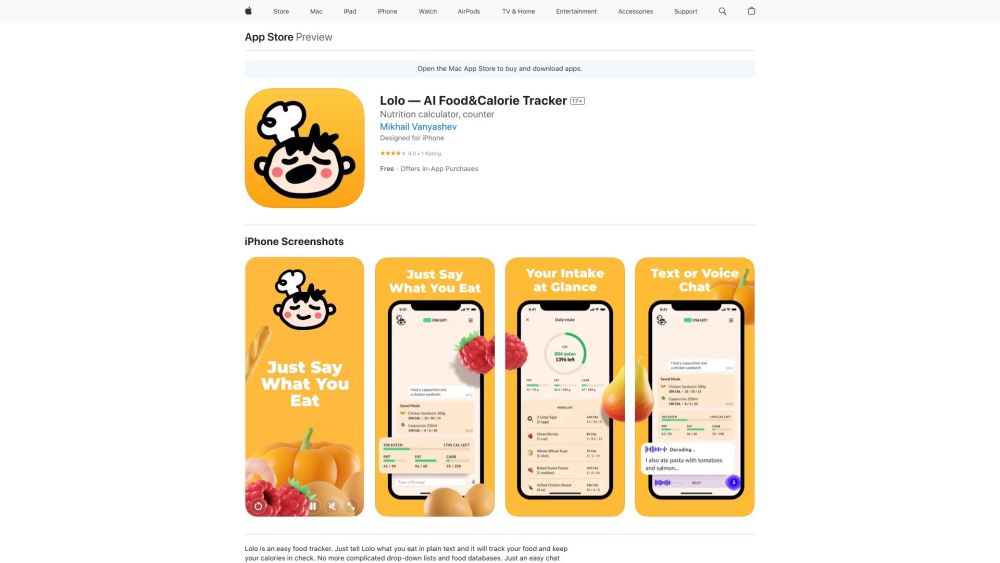 Lolo – AI Food Tracker
