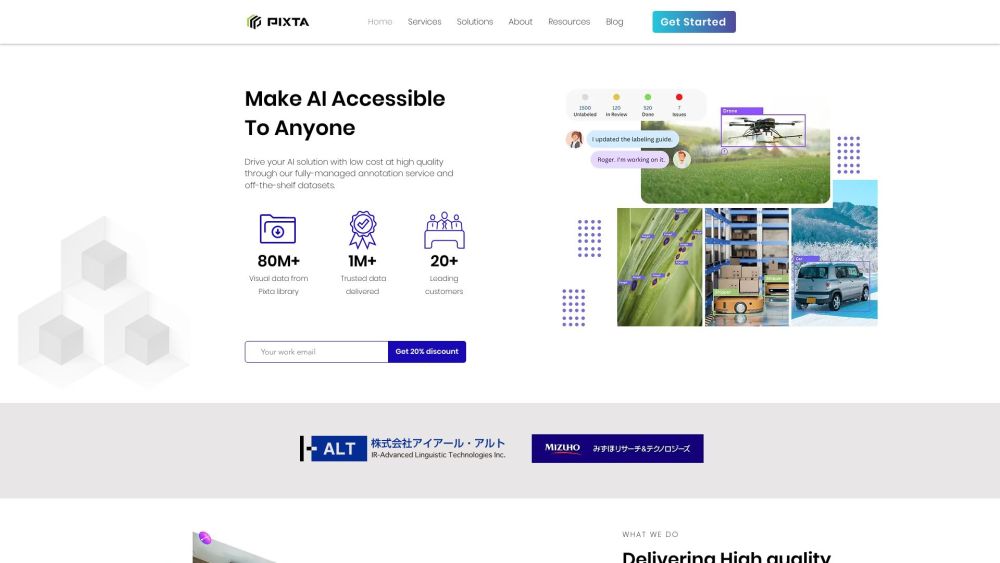 PIXTA AI – AI/ML Training data service