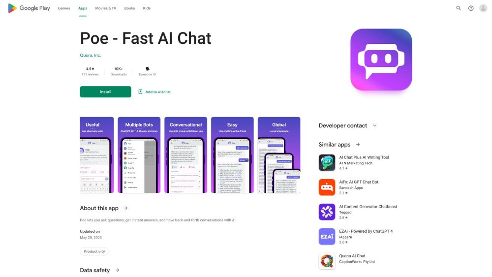 Poe – Fast AI Chat For Android