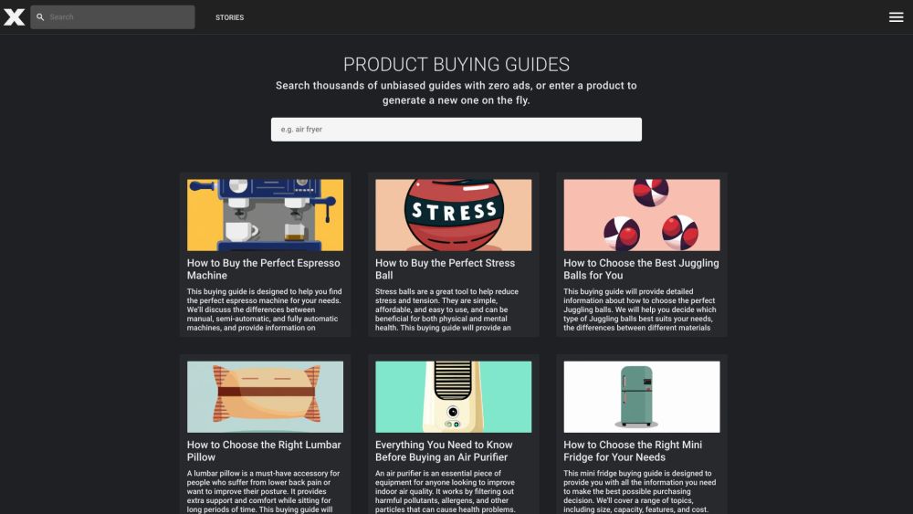 Product Buying Guides
