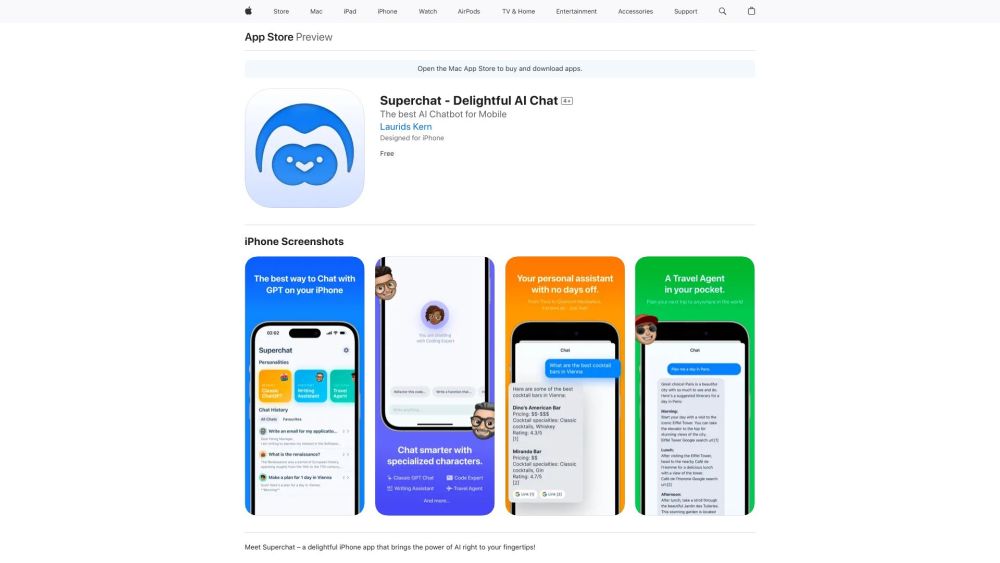 Superchat – ChatGPT for iPhone
