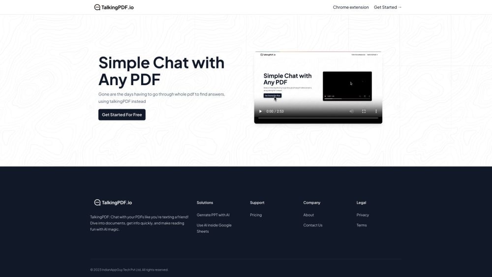 Talkingpdf io chat with any pdf review 2025 groot ai hub