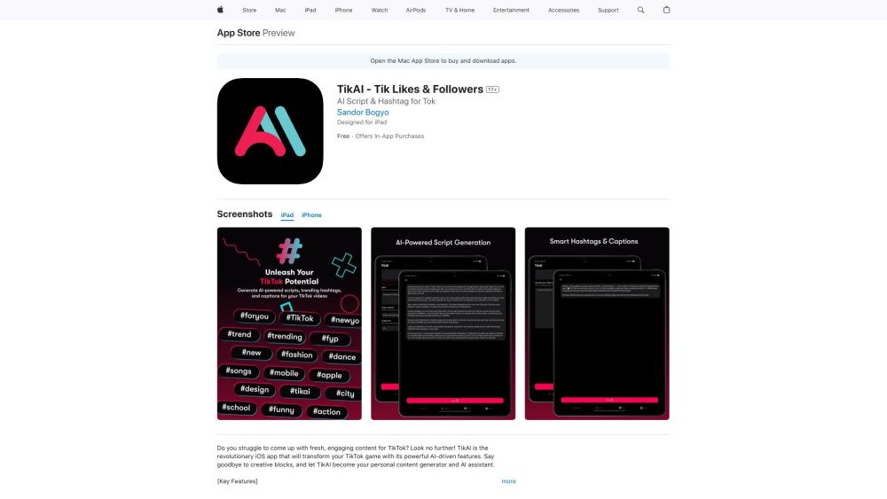TikAI – Unleash Your TikTok Potential